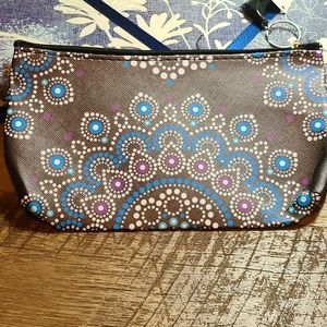 Tribal Print Zip Cosmetic bag